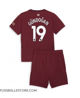 Günstige Manchester City Ilkay Gundogan #19 3rd trikot Kinder 2024-25 Kurzarm (+ Kurze Hosen)